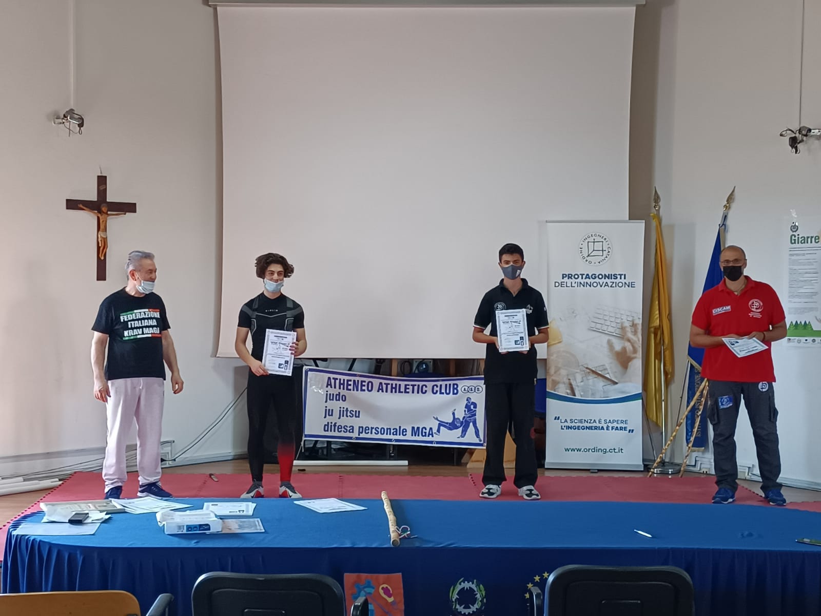 Corso di autodifesa, metodo Krav Maga per gli studenti dell’I.I.S.S. di  Giarre, “Fermi-Guttuso”