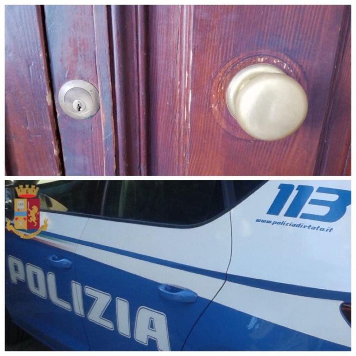 LA POLIZIA SEGNALA LA TECNICA DELLA COLLA NELLA SERRATURA. “SE LA NOTATE CHIAMATECI SUBITO - 