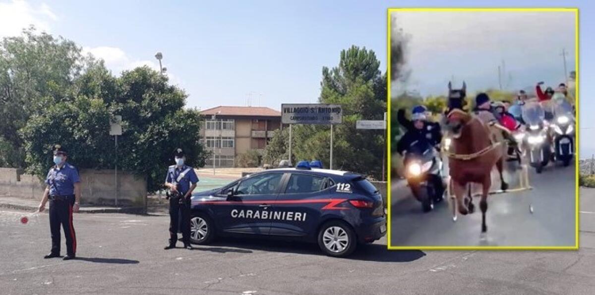 CAMPOROTONDO ETNEO. ALTRI SEI  DENUNCIATI PER LA FOLLE CORSA DI CAVALLI ALLE “PISCINE” - 