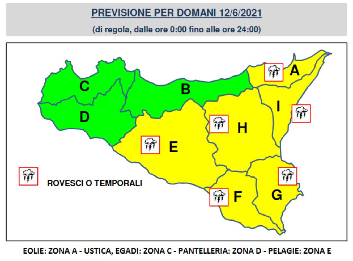 METEO: NUOVA ALLERTA GIALLA PER LA GIORNATA DI DOMANI - 