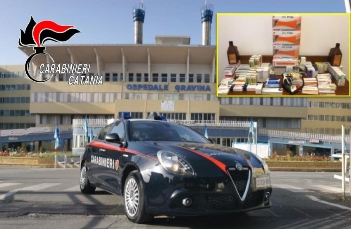 CALTAGIRONE: DIPENDENTE ASP RUBAVA FARMACI PER RIVENDERLI AL MERCATO NERO - 