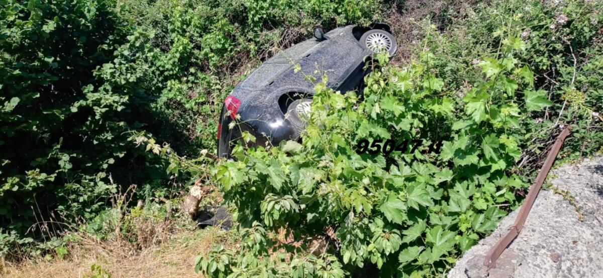 BELPASSO: MACCHINA NELLA SCARPATA SULLA SP4, MA L'INCIDENTE ERA AVVENUTO IN NOTTATA - 