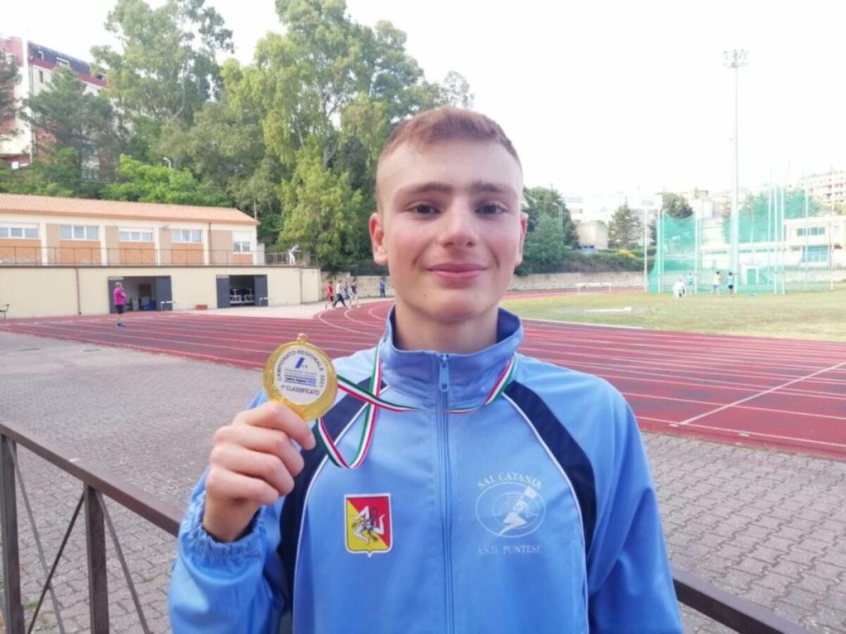 ATLETICA LEGGERA:  DOPPIETTA DI MEDAGLIE PER IL MOTTESE SALVO CANGEMI - 