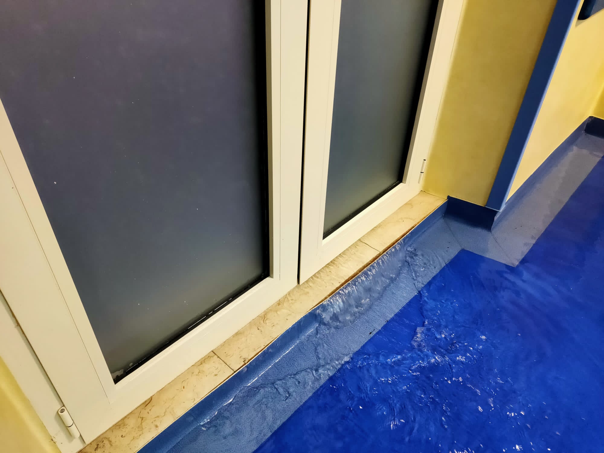 MALTEMPO SU BRONTE.  PRINCIPIO DI ALLAGAMENTO AL PRONTO SOCCORSO