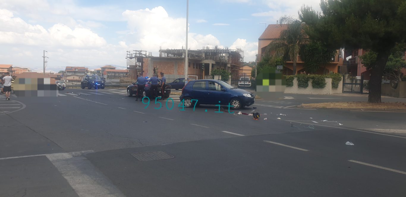 INCIDENTE A SANTA MARIA DI LICODIA QUESTA MATTINA, MORTO 20ENNE