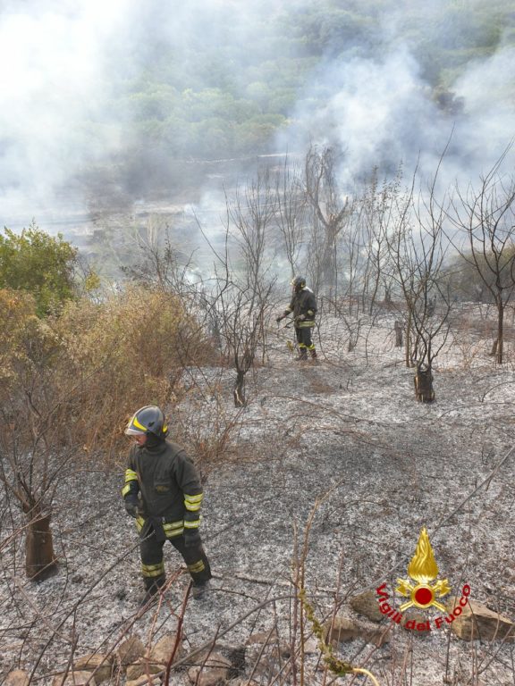 CALDO E ROGHI IN PROVINCIA DI CATANIA: IERI OLTRE 70 INTERVENTI DEI VIGILI DEL FUOCO