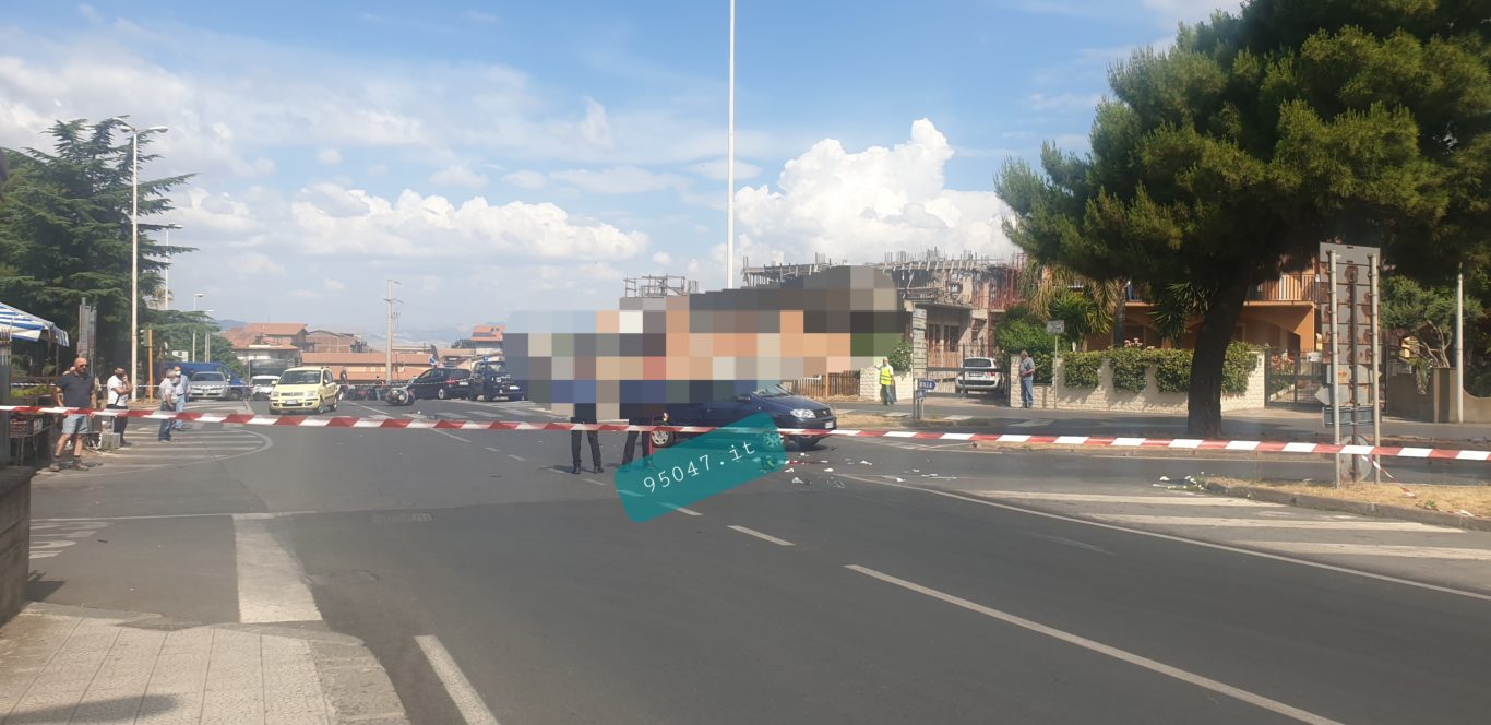 INCIDENTE A SANTA MARIA DI LICODIA QUESTA MATTINA, MORTO 20ENNE