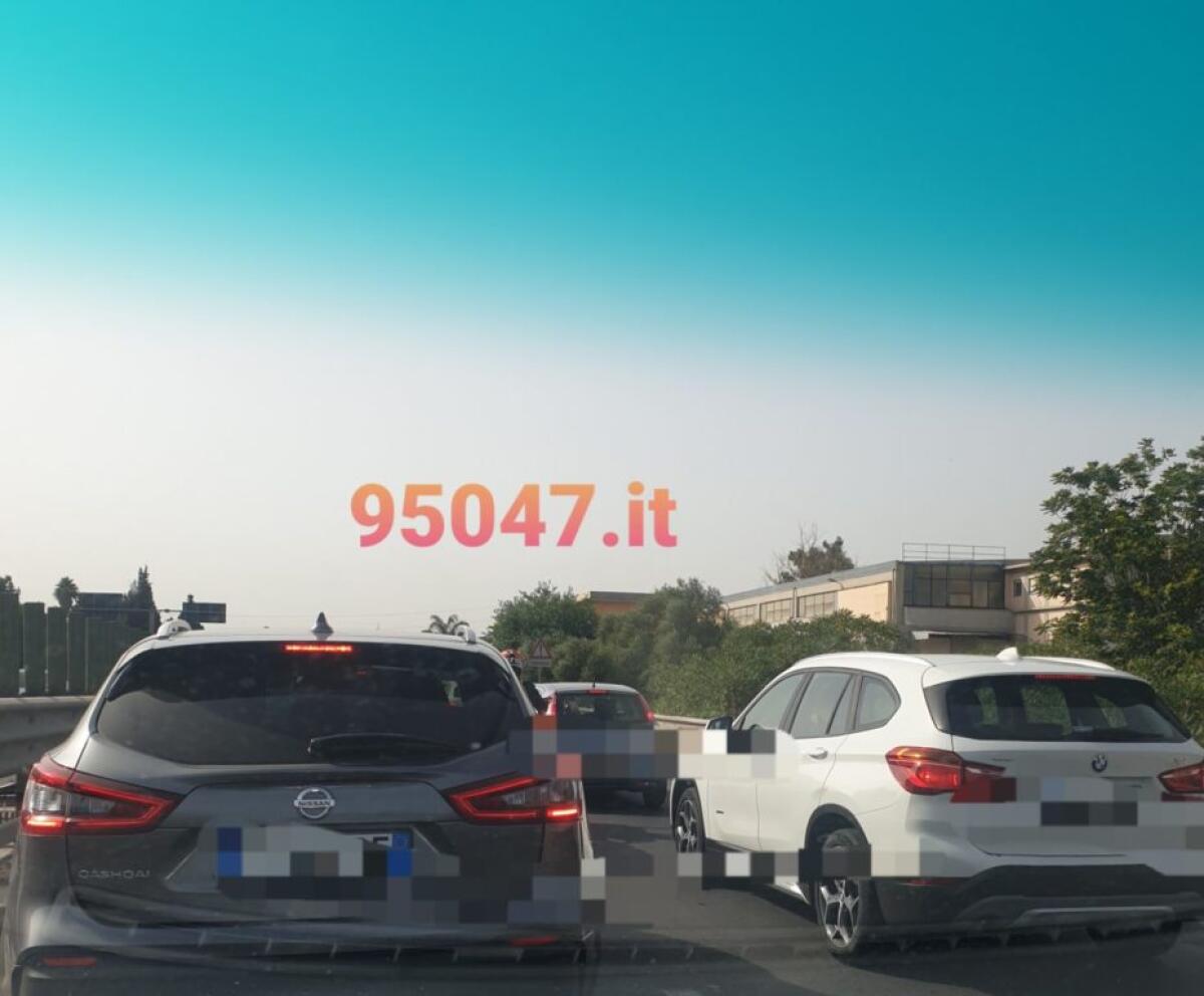 LAVORI SULLA SS121, CODE DIREZIONE CATANIA - 