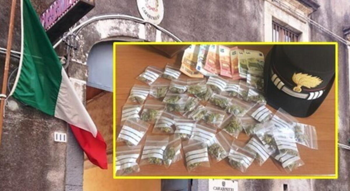 CATANIA: DAI DOMICILIARI SPACCIAVA CALANDO LA DROGA CON IL "PANARU" - 