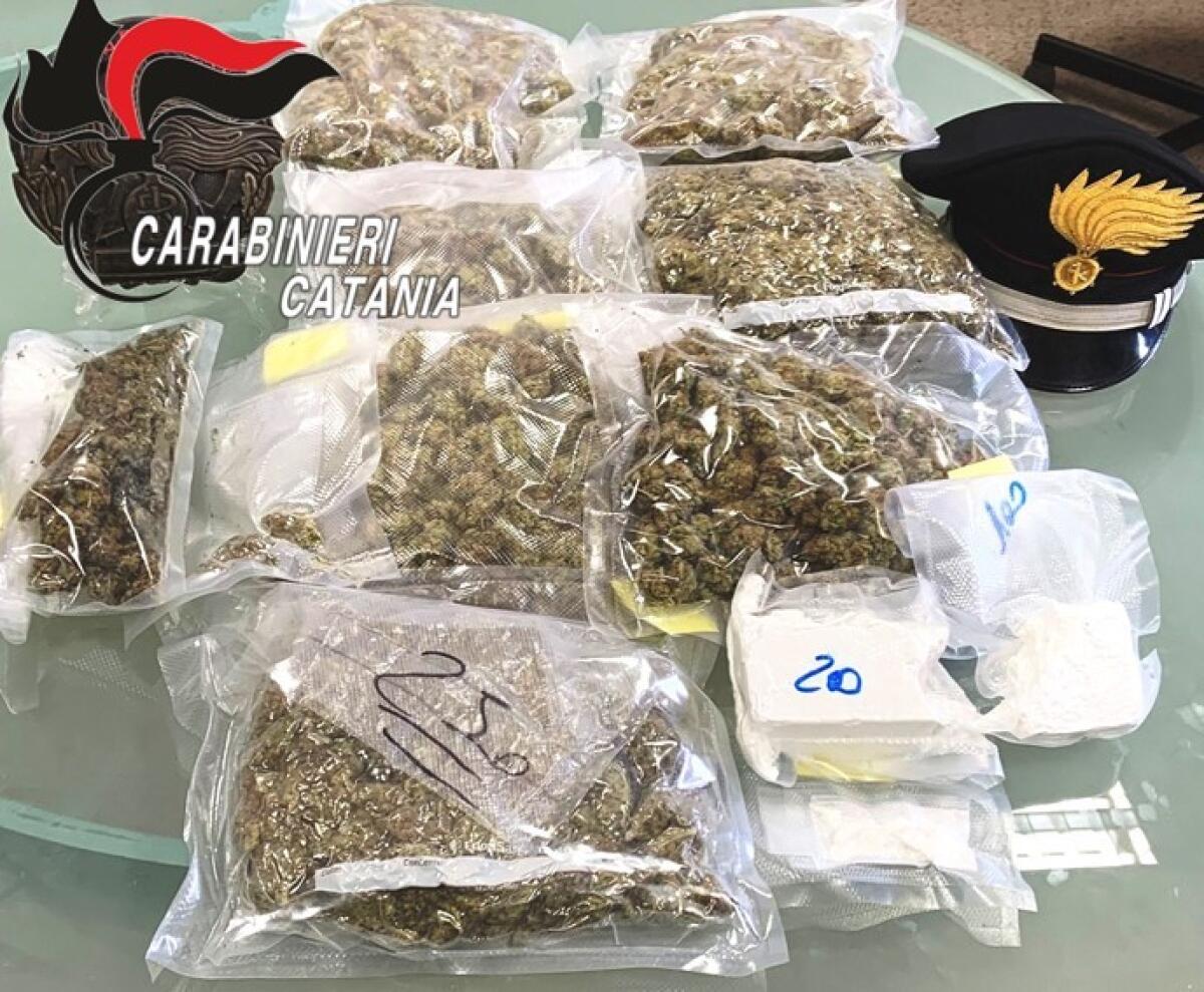 CATANIA. ARRESTATO INFATICABILE SPACCIATORE E TROVATA LA DROGA NASCOSTA - 