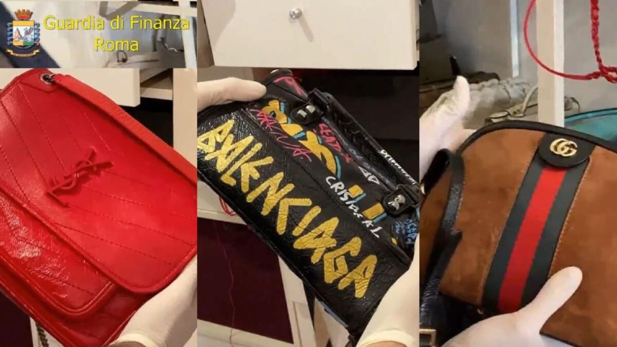 SCOPERTA BOUTIQUE DEL FALSO A ROMA CON AFFARI DA 850MILA EURO. TRA I CLIENTI VIP E NOMI DELLO SPETTACOLO - 