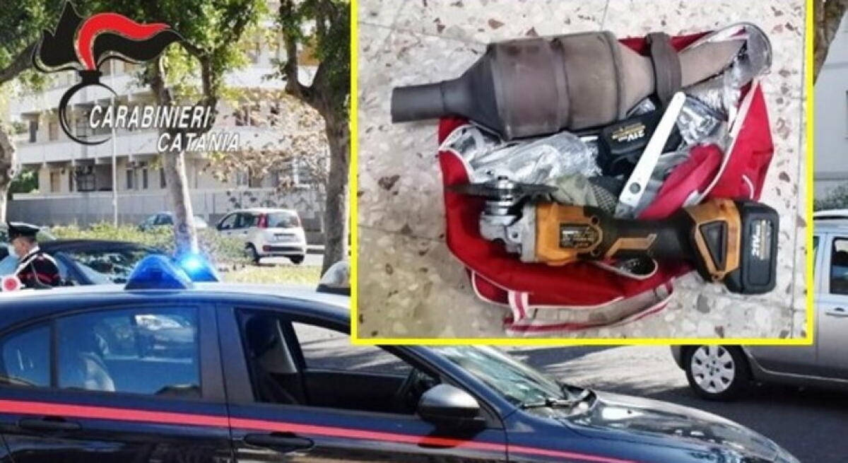ACI CATENA: IN PIENO GIORNO TENTANO DI RUBARE UN CATALIZZATORE DA UN AUTO PARCHEGGIATA, ARRESTATI - 