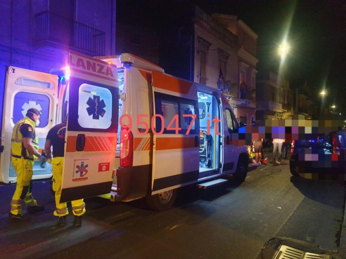 PATERNÒ: INCIDENTE IERI SERA IN VIA G.B. NICOLOSI - 