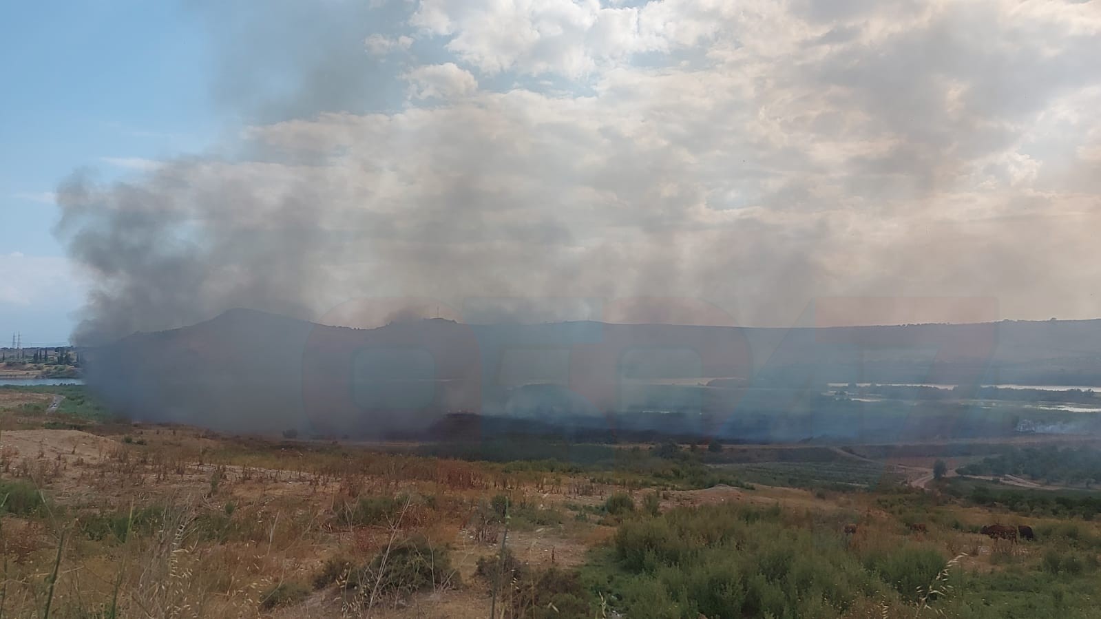VASTO INCENDIO A PONTE BARCA - FOTO E VIDEO