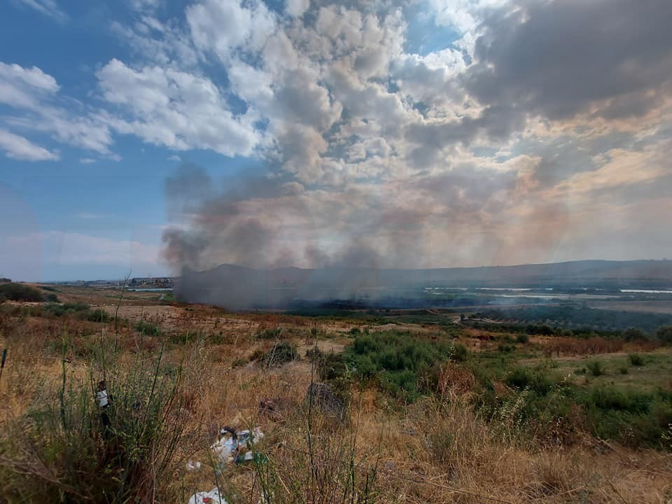 VASTO INCENDIO A PONTE BARCA - FOTO E VIDEO