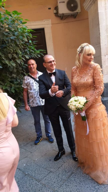 GIANNI CELESTE CONVOLA A NOZZE CON ANNA STEFANIA – LE FOTO