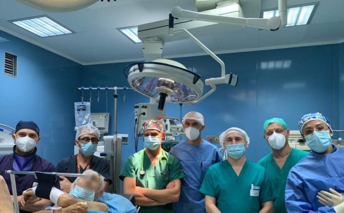 A 101 ANNI OPERATO AL FEMORE A CATANIA, GIÀ PRONTO PER RIPRESA FUNZIONALE - 