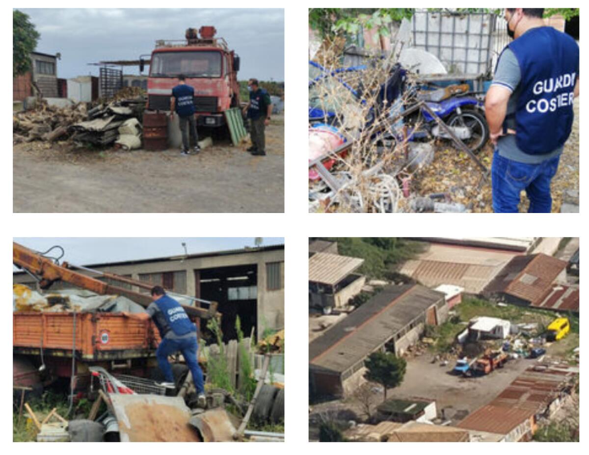 CATANIA. SCOPERTA MAXI DISCARICA  CON RIFIUTI PERICOLOSI E AUTO RUBATE - 