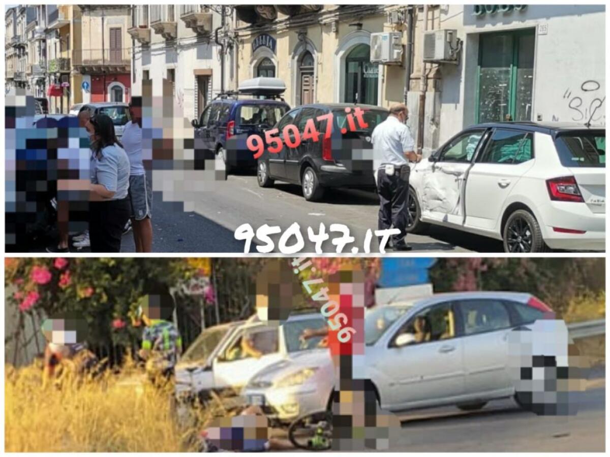 OGGI DUE INCIDENTI STRADALI A PATERNÓ - 