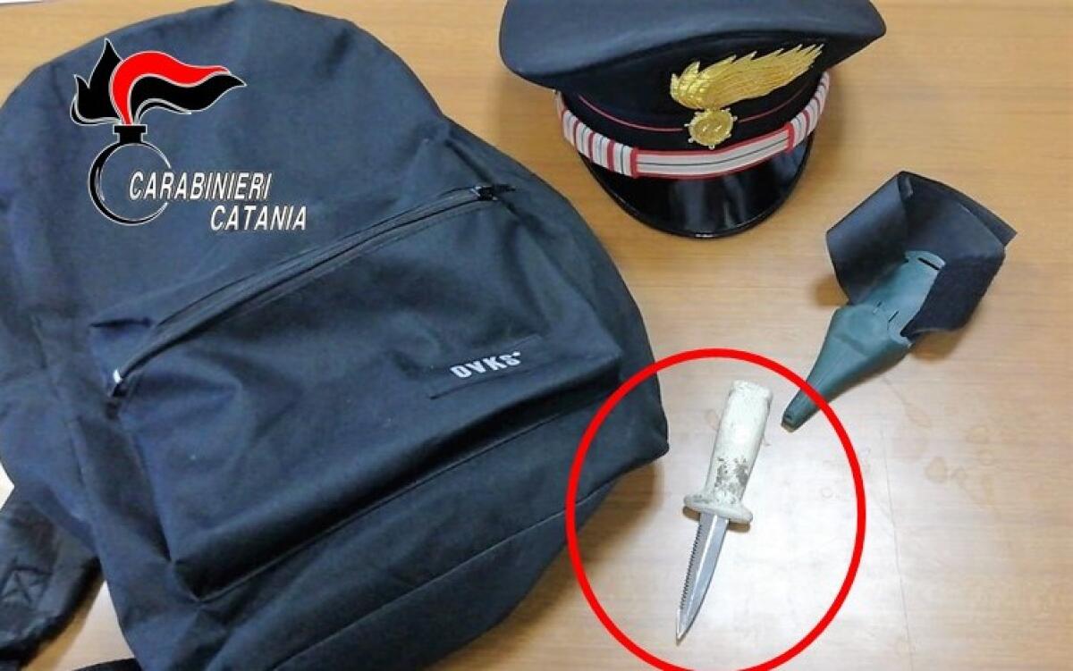 GRAVINA DI CATANIA. ARRESTATO MENTRE ARMATO DI COLTELLO ATTENDEVA CHE LA EX USCISSE DAL POSTO DI LAVORO - 