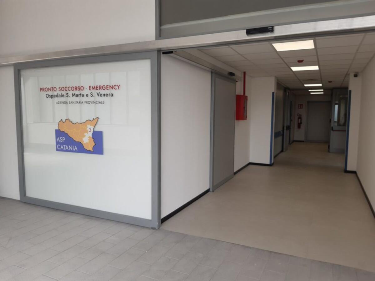SARÀ INAUGURATO DOMANI IL NUOVO PRONTO SOCCORSO DELL'OSPEDALE DI ACIREALE - 