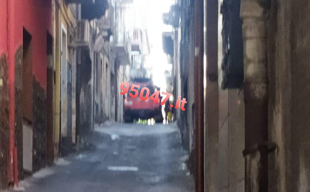 FUGA DI GAS  A PATERNÒ SUL POSTO NUCLEO NBCR VVF - 