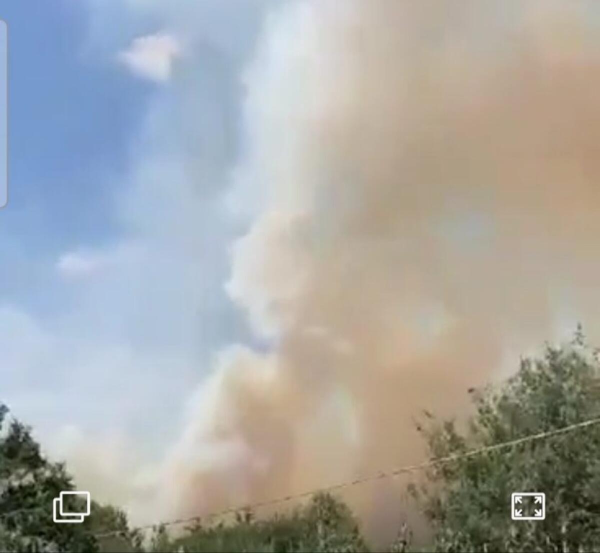 RAGALNA: VASTO INCENDIO IN CORSO DI STERPAGLIE - 