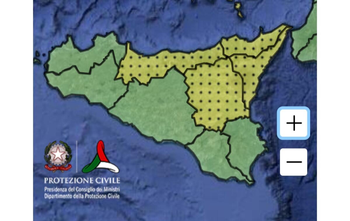 METEO: RITORNA IL MALTEMPO, ALLERTA GIALLA PER OGGI NEL CATANESE - 