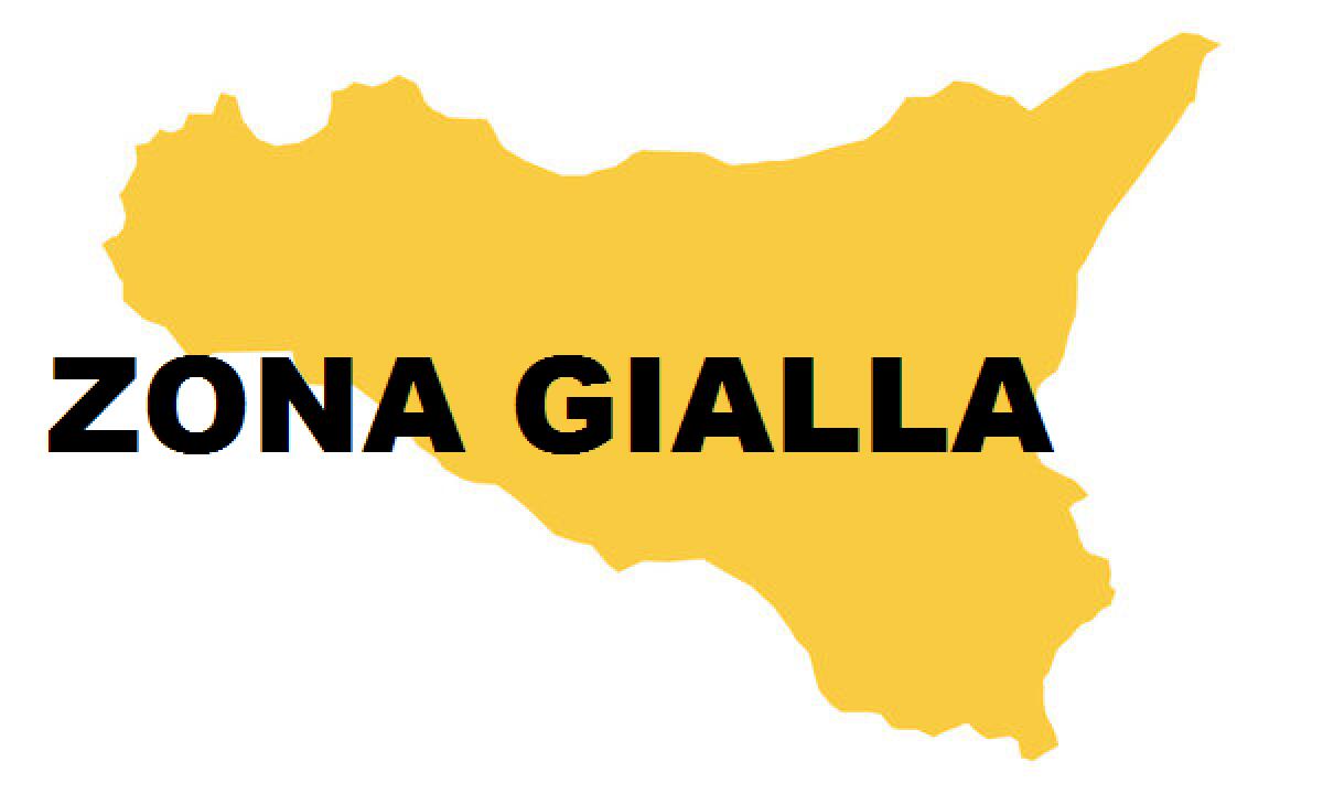 SICILIA IN ZONA GIALLA DA LUNEDÌ. DOMANI LA COMUNICAZIONE DELLA CABINA DI REGIA , +33,6% POSITIVI IN UNA SETTIMANA - 
