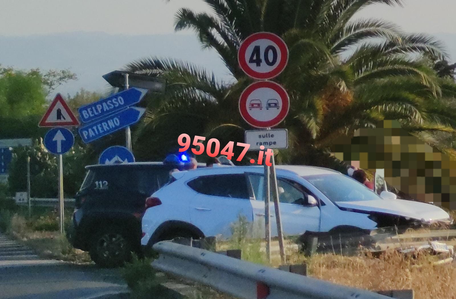 PATERNÒ: DUE INCIDENTI IN CITTÀ NELLA GIORNATA DI OGGI