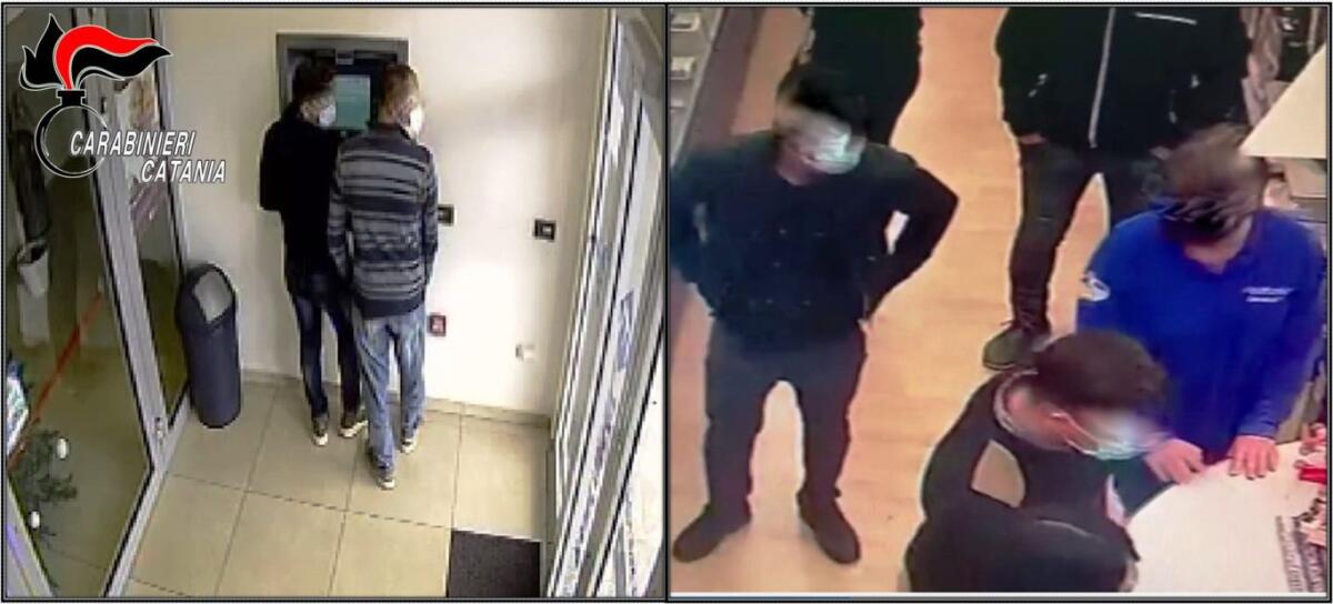 PIEDIMONTE ETNEO . ACQUISTANO SMARTPHONE CON IL BANCOMAT RUBATO, FORNENDO  IL NUMERO TELEFONICO DELLA PROPRIA UTENZA AD EGLI INTESTATA ,  TRE I DENUNCIATI - 