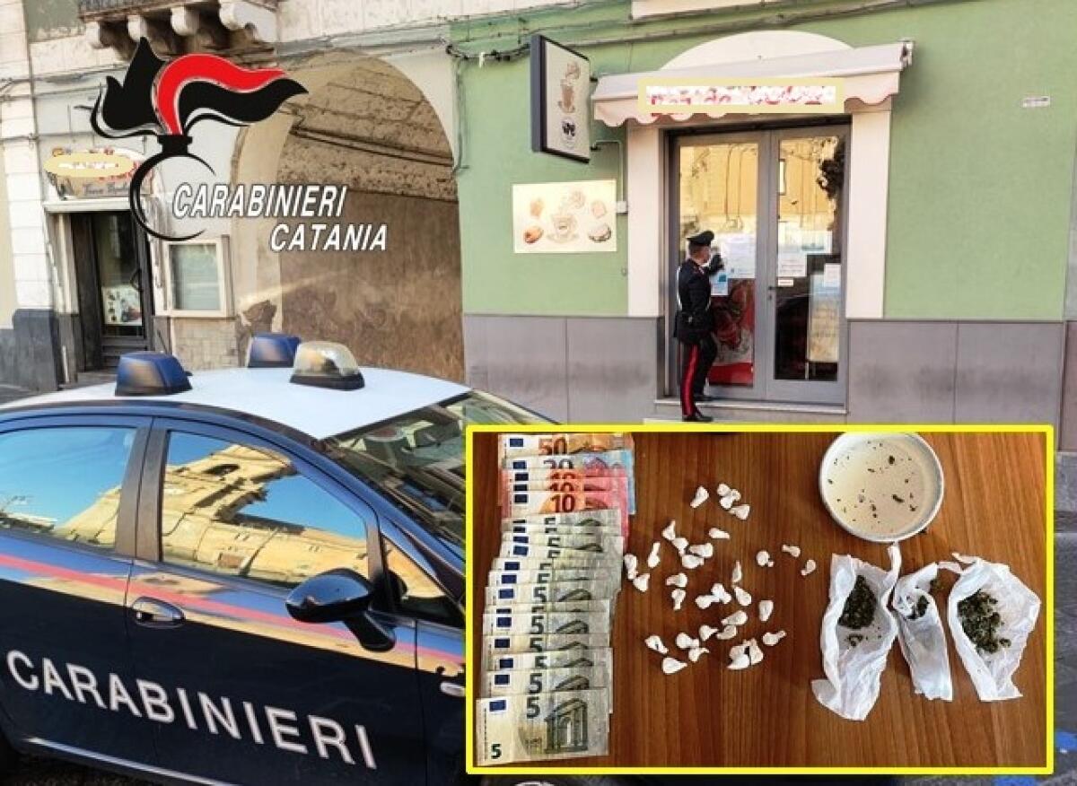 BIANCAVILLA.  TAVOLA CALDA A CLIENTI DAI GUSTI STUPEFACENTI, ARRESTATO IL GESTORE DI UN BAR - 