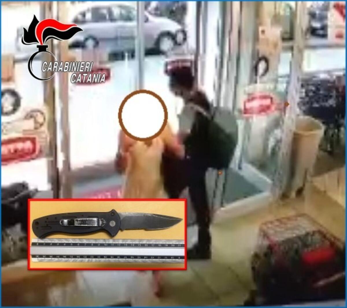 CATANIA. VOLEVA ACCOLTELLARE GLI ADDETTI ALLA SICUREZZA DEL SUPERMERCATO: ARRESTATO - 