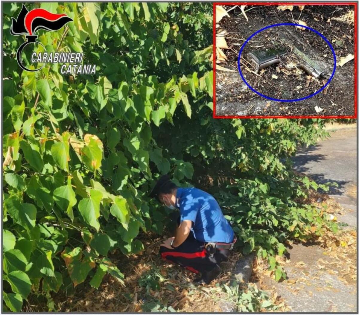 BRONTE. AGGUATO A COLPI DI PISTOLA TRA LE CASE POPOLARI: AUTORE CATTURATO NEI GIARDINI PUBBLICI - 