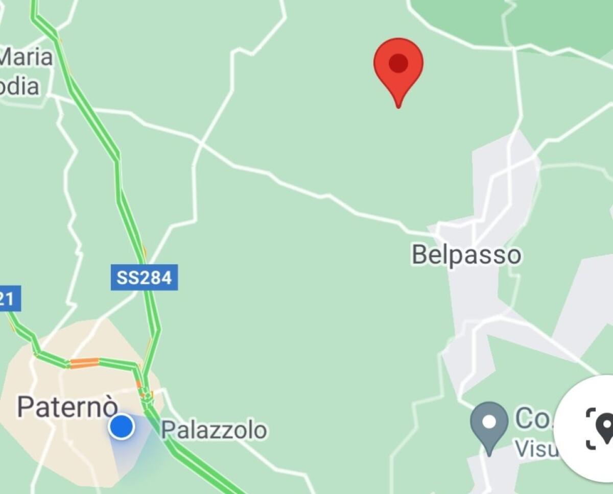 TERREMOTO DI MAGNITUDO 2.3 CON EPICENTRO A BELPASSO ALLE ORE 07.42 - 