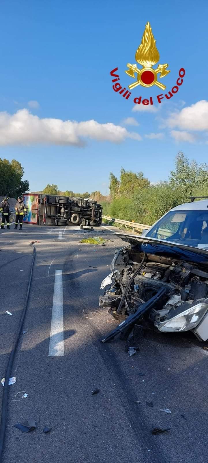 A29, SCONTRO TIR-FURGONE: MORTO 62ENNE  E UN FERITO GRAVE