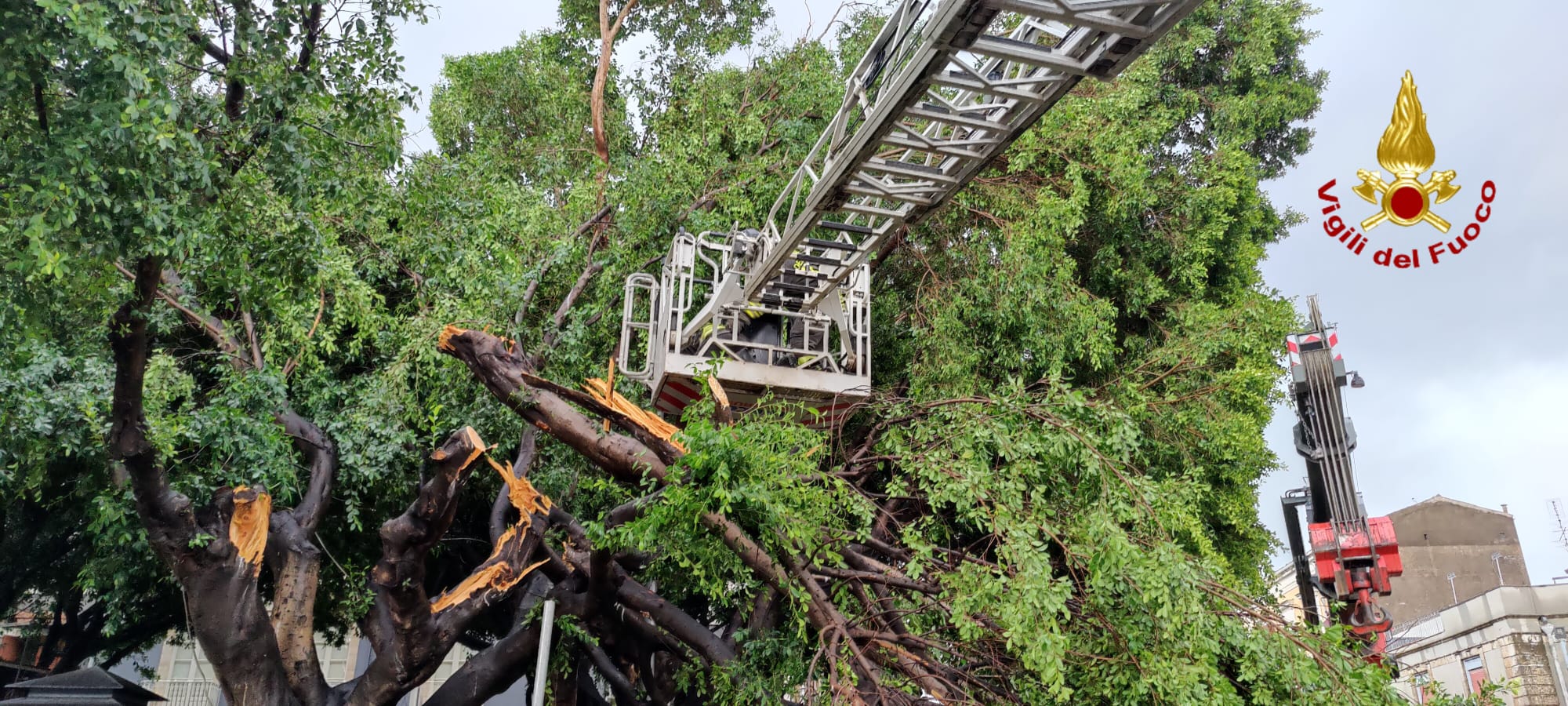 TROMBA D’ARIA A CATANIA, CENTINAIA LE CHIAMATE GIUNTE ALLA SALA OPERATIVA DEI VIGILI DEL FUOCO