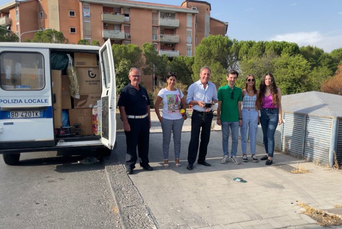 PATERNÒ SOLIDALE, CONSEGNATI ALLA BASE DI SIGONELLA  GLI AIUTI AI PROFUGHI AFGANI.