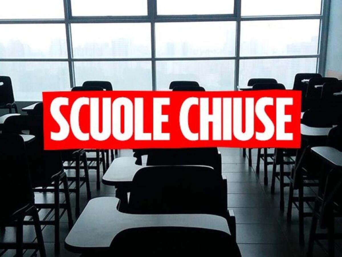 SCUOLE CHIUSE DOMANI 30 OTTOBRE 2021 A PATERNO' - 