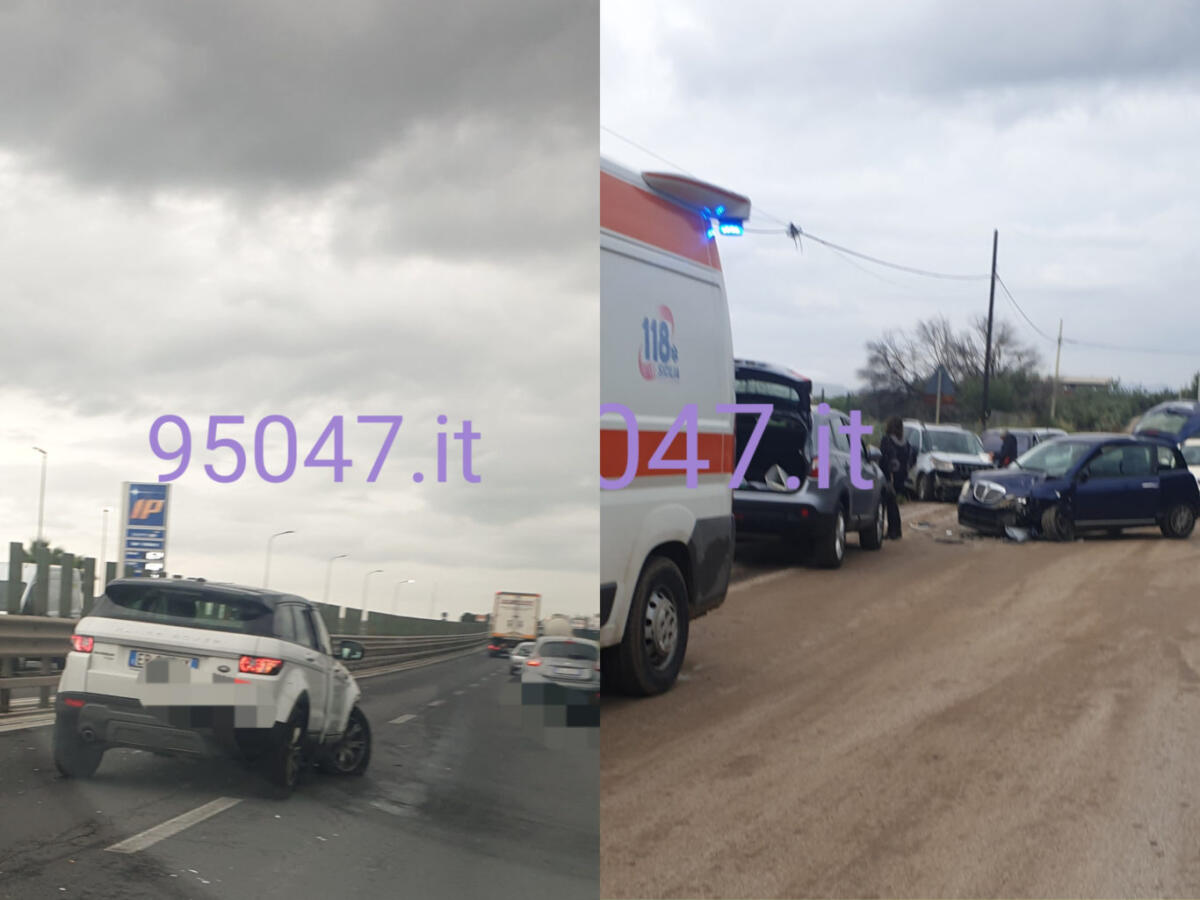 DUE INCIDENTE OGGI IN TERRITORIO DI  BELPASSO, TRE FERITI - 