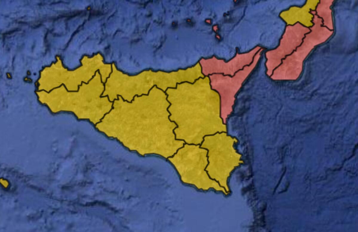 METEO: ALLERTA ROSSA DOMANI NELLA SICILIA NORD-ORIENTALE, VERSANTE TIRRENICO E IONICO - 
