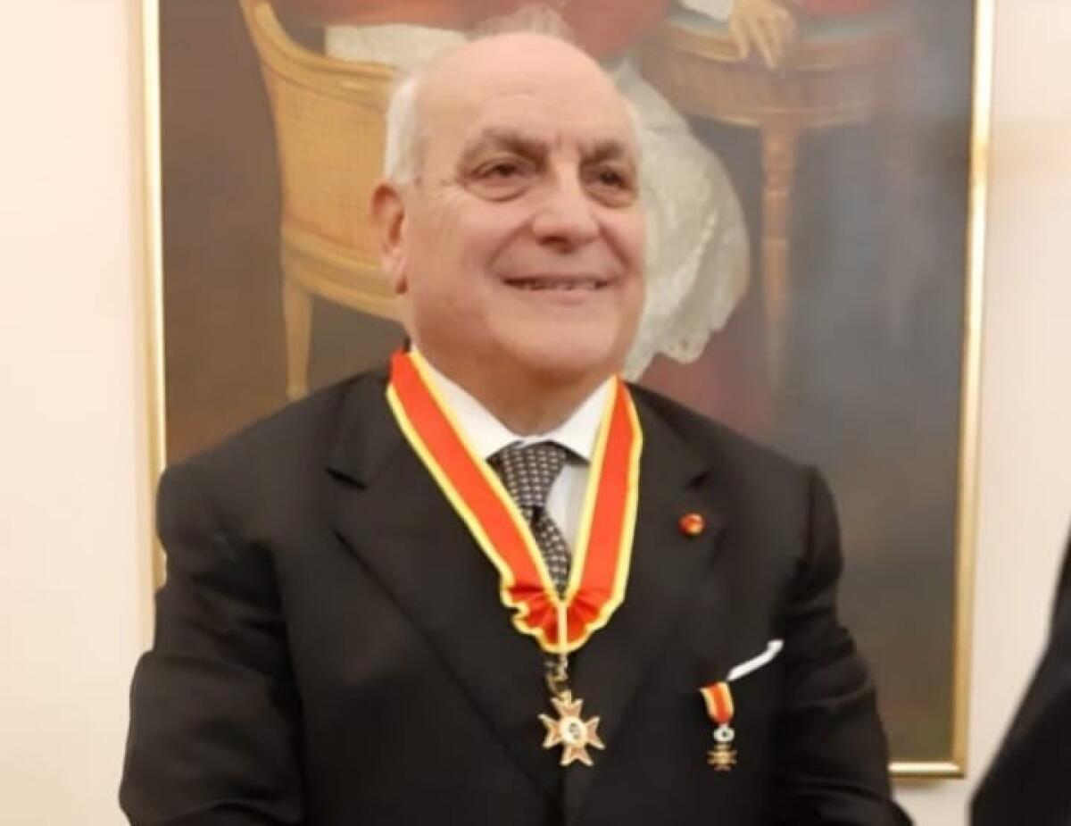 IL PATERNESE FRANCO TARTARESO NOMINATO CAVALIERE DELL'ORDINE PONTIFICIO DI SAN GREGORIO MAGNO - 
