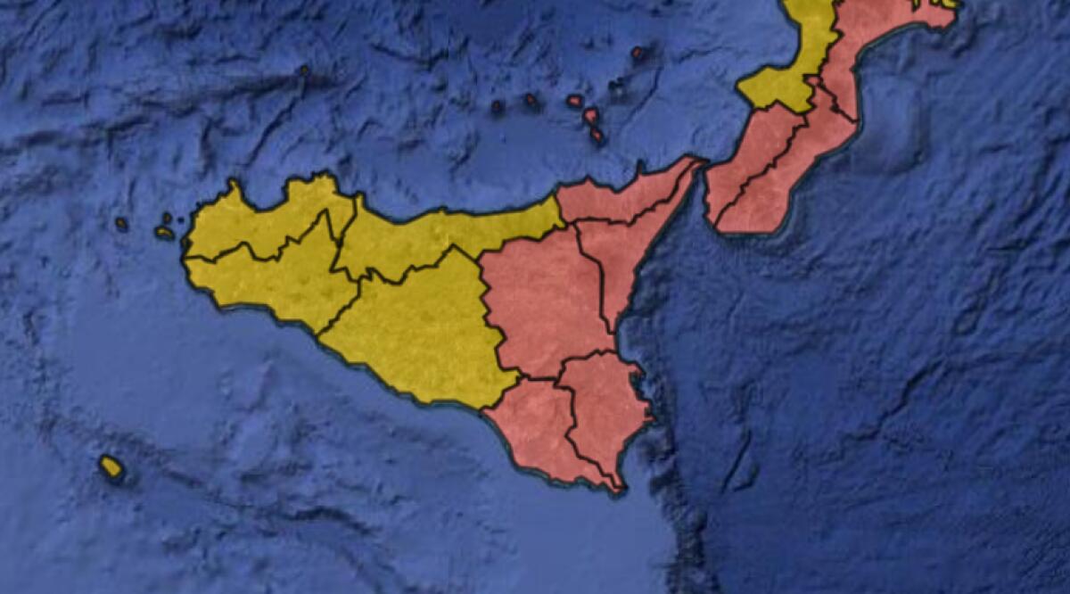 METEO. ALLERTA ROSSA NEL CATANESE PER LA GIORNATA DI DOMANI, 26 OTTOBRE 2021 - 