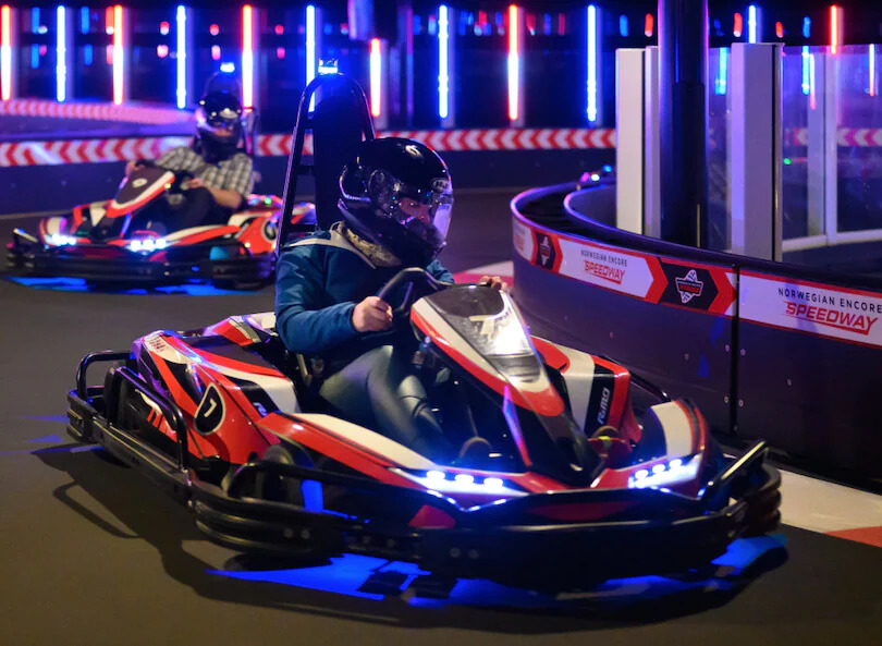 LA PISTA DA GO-KART SULLA NAVE DA CROCIERA, SARÀ LA PISTA PIÙ LUNGA DEL MONDO