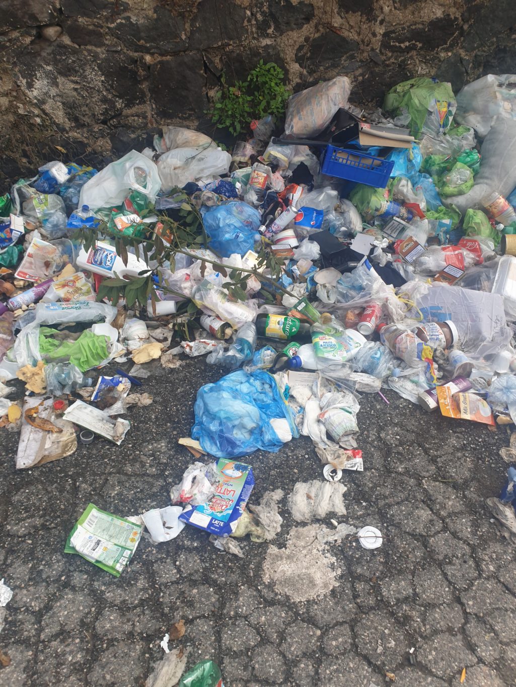 SEGNALAZIONE DI UN NOSTRO LETTORE: A SAN MARCO DISCARICA A CIELO APERTO TRA AMIANTO E DECINE DI ALIMENTI BUTTATI