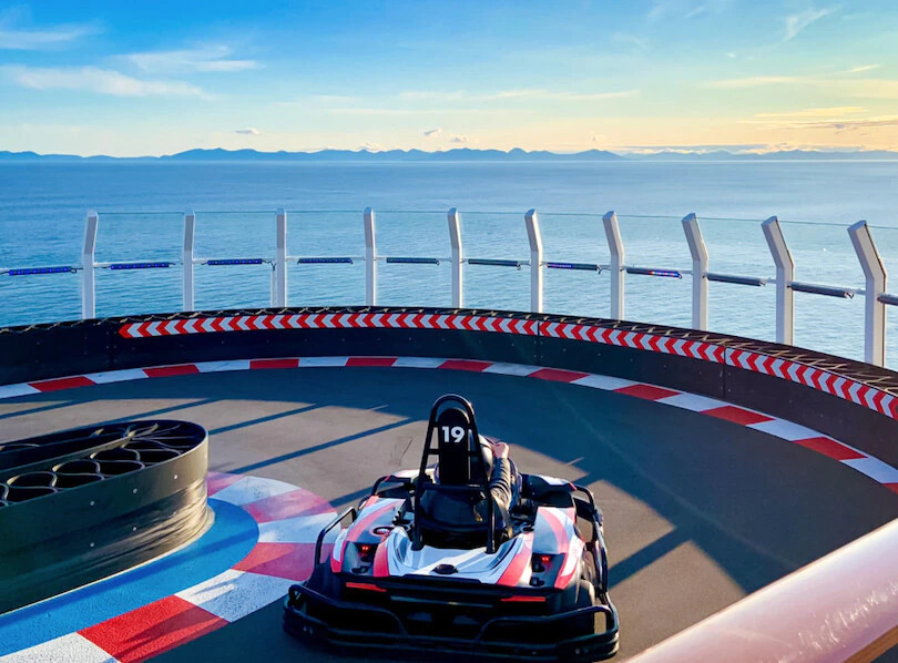LA PISTA DA GO-KART SULLA NAVE DA CROCIERA, SARÀ LA PISTA PIÙ LUNGA DEL MONDO