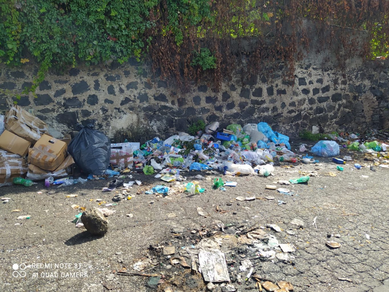 SEGNALAZIONE DI UN NOSTRO LETTORE: A SAN MARCO DISCARICA A CIELO APERTO TRA AMIANTO E DECINE DI ALIMENTI BUTTATI