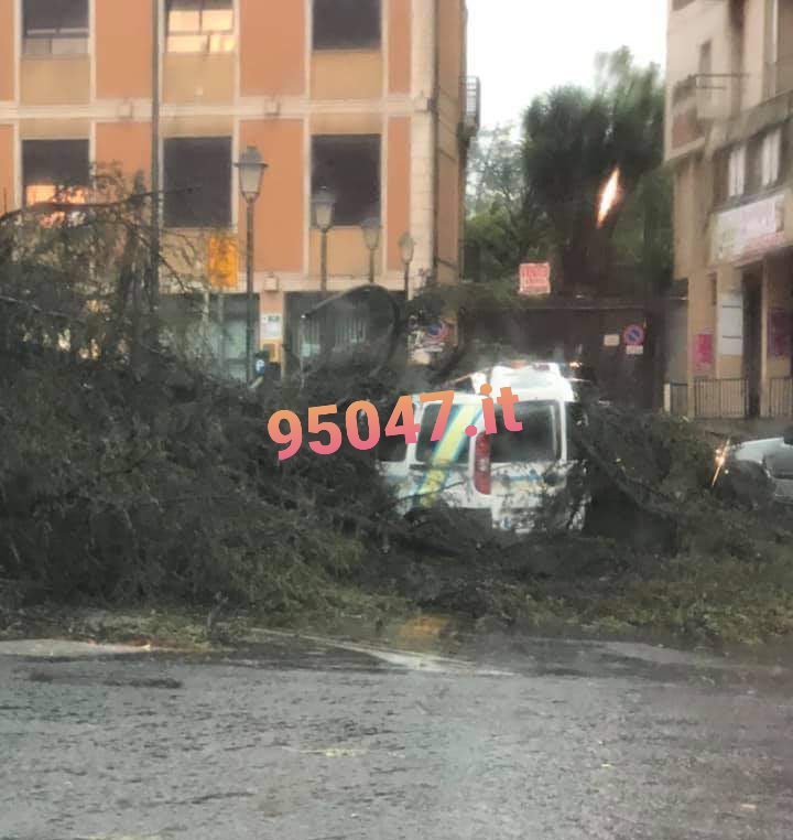 FORTE NUBIFRAGIO A CATANIA GRAVI DANNI E FERITI