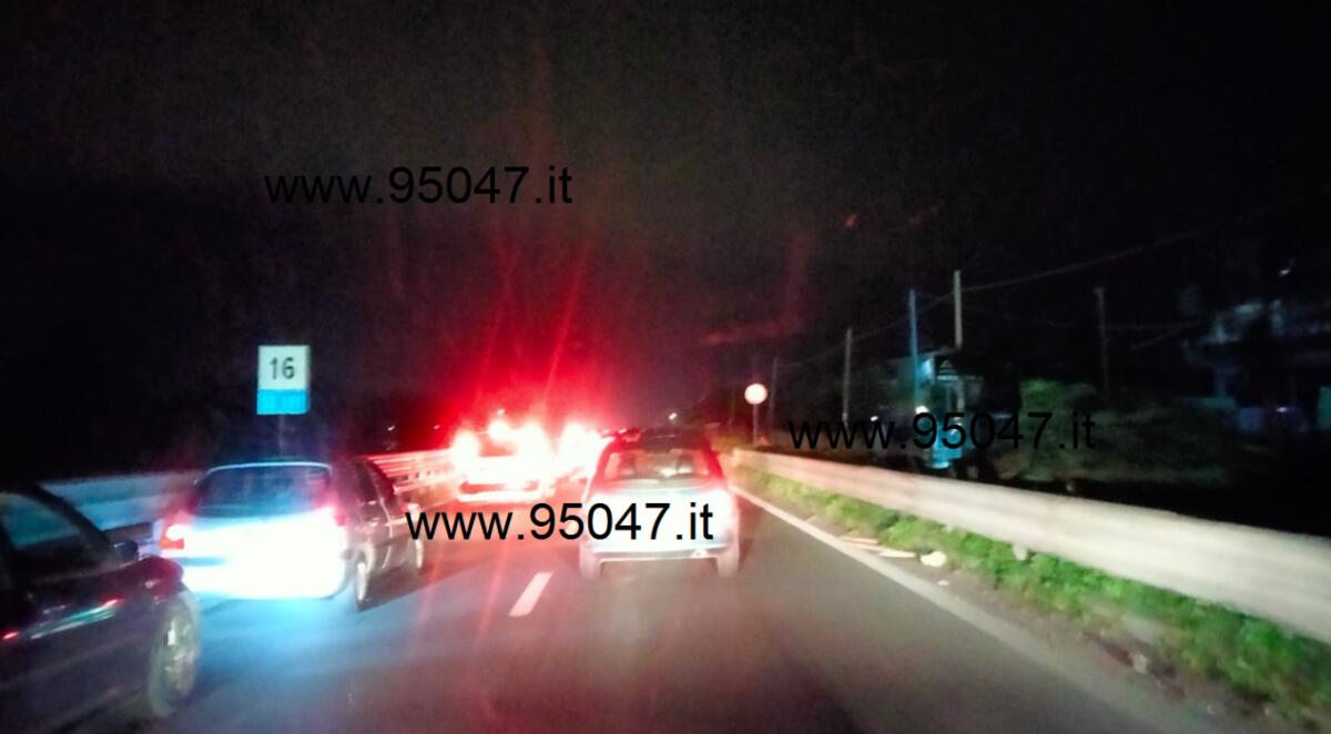 LAVORI SULLA SS121, LUNGHE CODE DIREZIONE CATANIA - 