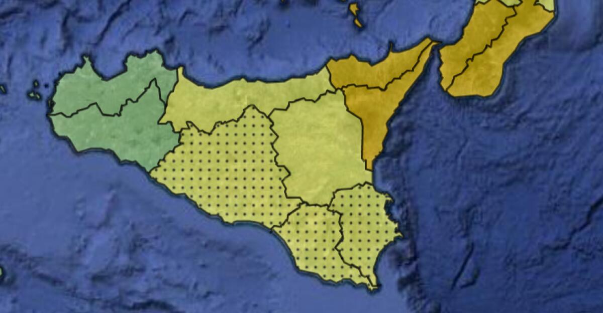 PROTEZIONE CIVILE: ALLERTA ARANCIONE NEL CATANESE E NEL MESSINESE - 